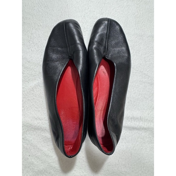 mansur gavriel flats Black Leather 39 9 Women's Designer Luxury Capsule Minimal - Picture 11 of 16